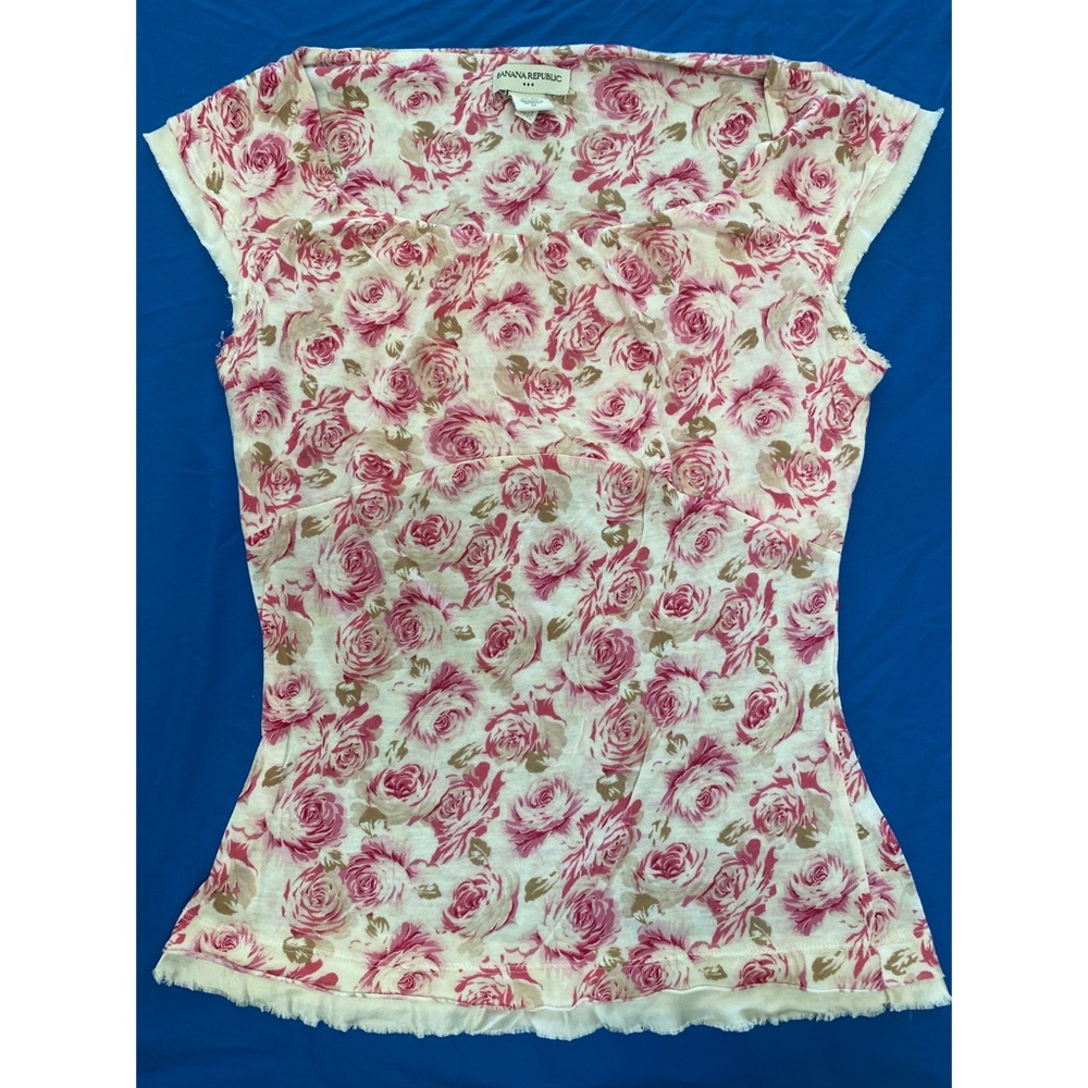 👚✨Banana Republic Floral Top, Sz. Medium 3 tops for $20